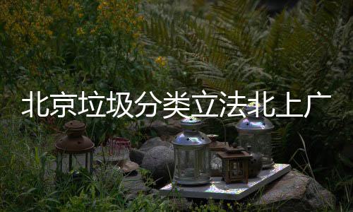 将进垃圾立法类制分广深入强北京北上分类